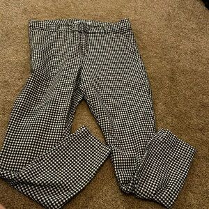 Old Navy Pixie skinny high rise checkered pants